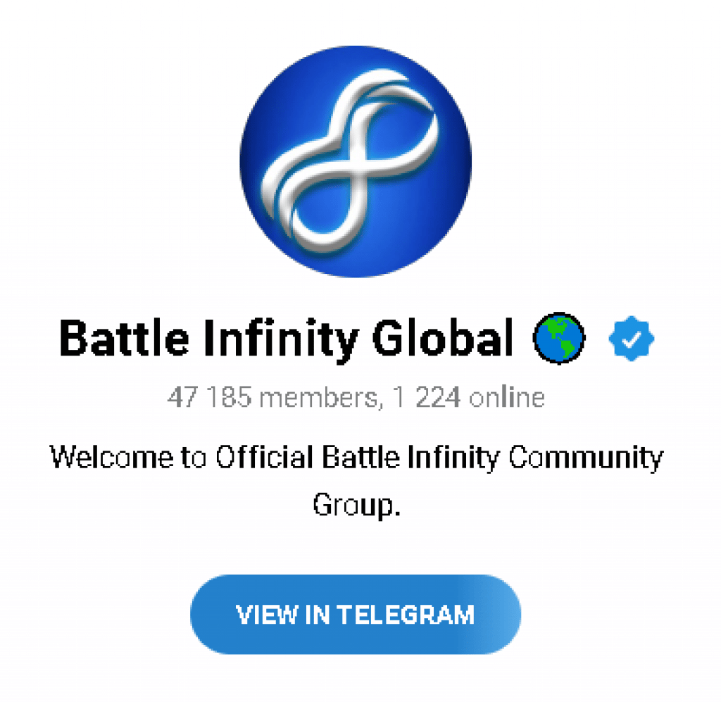 Battle Infinity Telegram Group